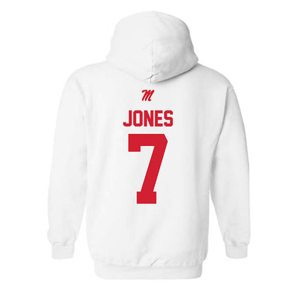 Ole Miss - NCAA Baseball : Topher Jones - Classic Shersey Hooded Sweatshirt-1