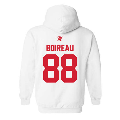 Ole Miss - NCAA Football : Michai Boireau - Classic Shersey Hooded Sweatshirt-1