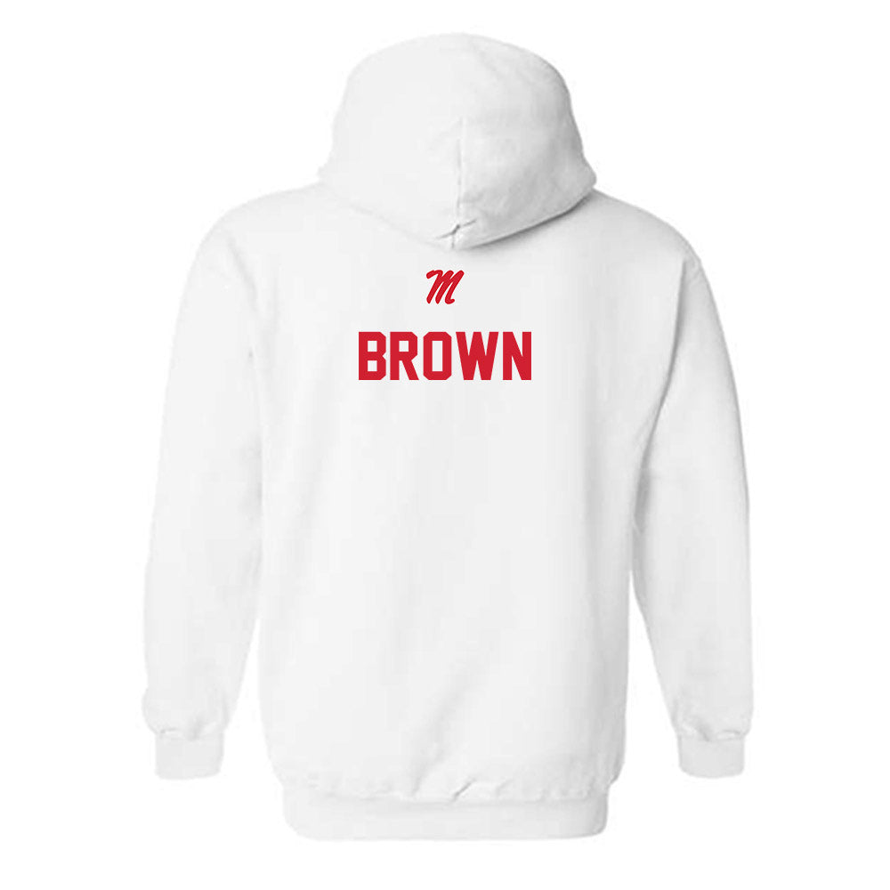 Ole Miss - NCAA Women's Track & Field : Natalie Brown - Hooded Sweatshirt-1