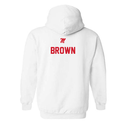 Ole Miss - NCAA Women's Track & Field : Natalie Brown - Hooded Sweatshirt-1