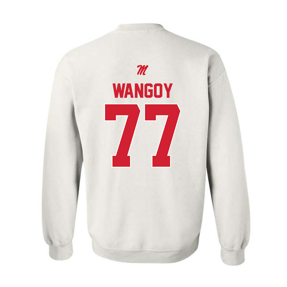 Ole Miss - NCAA Football : Enoch Wangoy - Classic Shersey Crewneck Sweatshirt-1