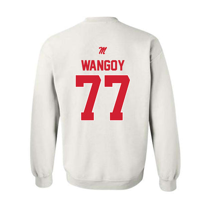 Ole Miss - NCAA Football : Enoch Wangoy - Classic Shersey Crewneck Sweatshirt-1