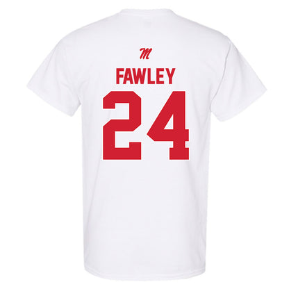 Ole Miss - NCAA Baseball : Austin Fawley - T-Shirt-1