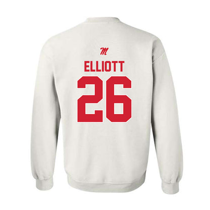 Ole Miss - NCAA Baseball : Hunter Elliott - Crewneck Sweatshirt-1