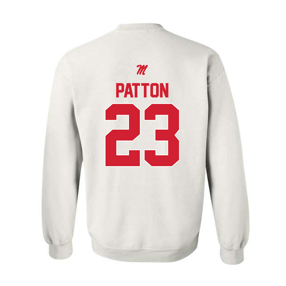 Ole Miss - NCAA Men's Basketball : Daniel Patton - Classic Shersey Crewneck Sweatshirt-1