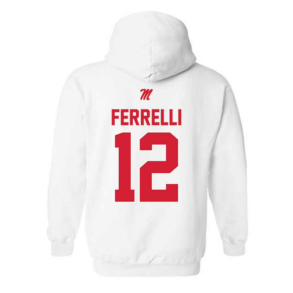 Ole Miss - NCAA Football : Luke Ferrelli - Classic Shersey Hooded Sweatshirt-1