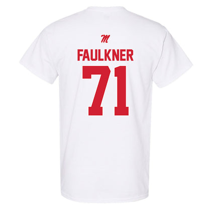 Ole Miss - NCAA Football : Emanuel Faulkner - Classic Shersey T-Shirt-1