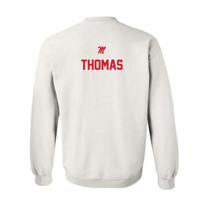 Ole Miss - NCAA Football : Case Thomas - Classic Shersey Crewneck Sweatshirt-1