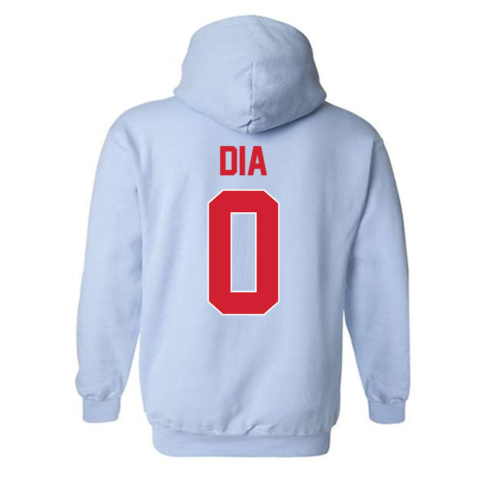 Ole Miss - NCAA Men's Basketball : Malik Dia - Hooded Sweatshirt-1