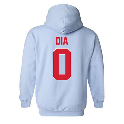 Ole Miss - NCAA Men's Basketball : Malik Dia - Hooded Sweatshirt-1