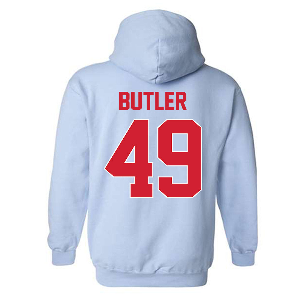 Ole Miss - NCAA Football : Tah'J Butler - Classic Shersey Hooded Sweatshirt-1