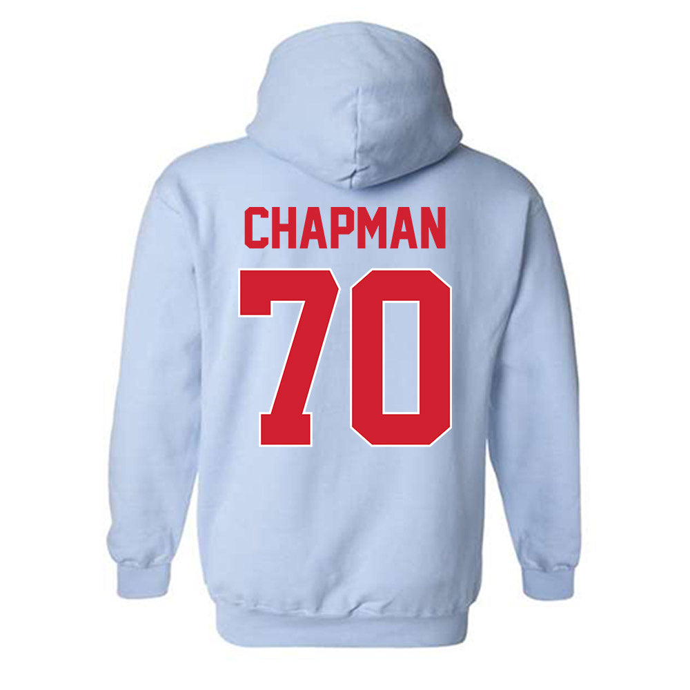 Ole Miss - NCAA Football : Jalan Chapman - Classic Shersey Hooded Sweatshirt-1