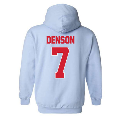 Ole Miss - NCAA Football : Sharif Denson - Classic Shersey Hooded Sweatshirt-1