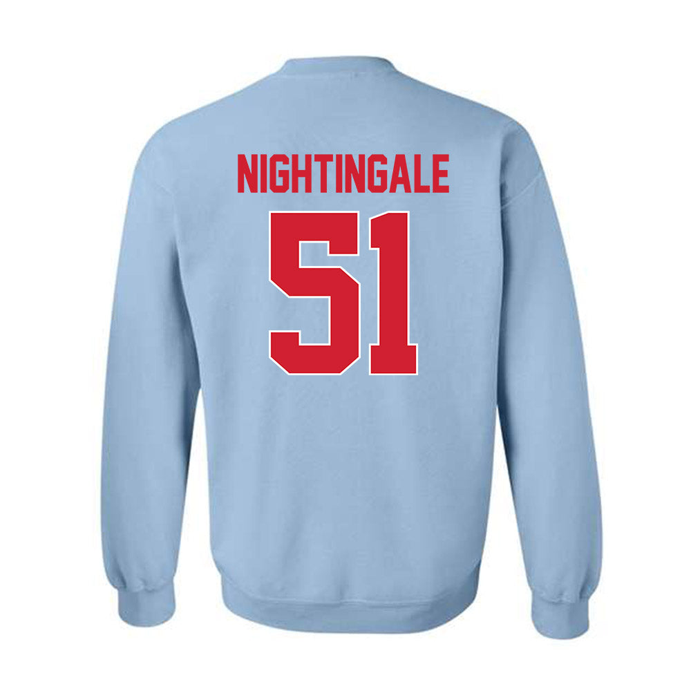 Ole Miss - NCAA Football : Trey Nightingale - Crewneck Sweatshirt-1