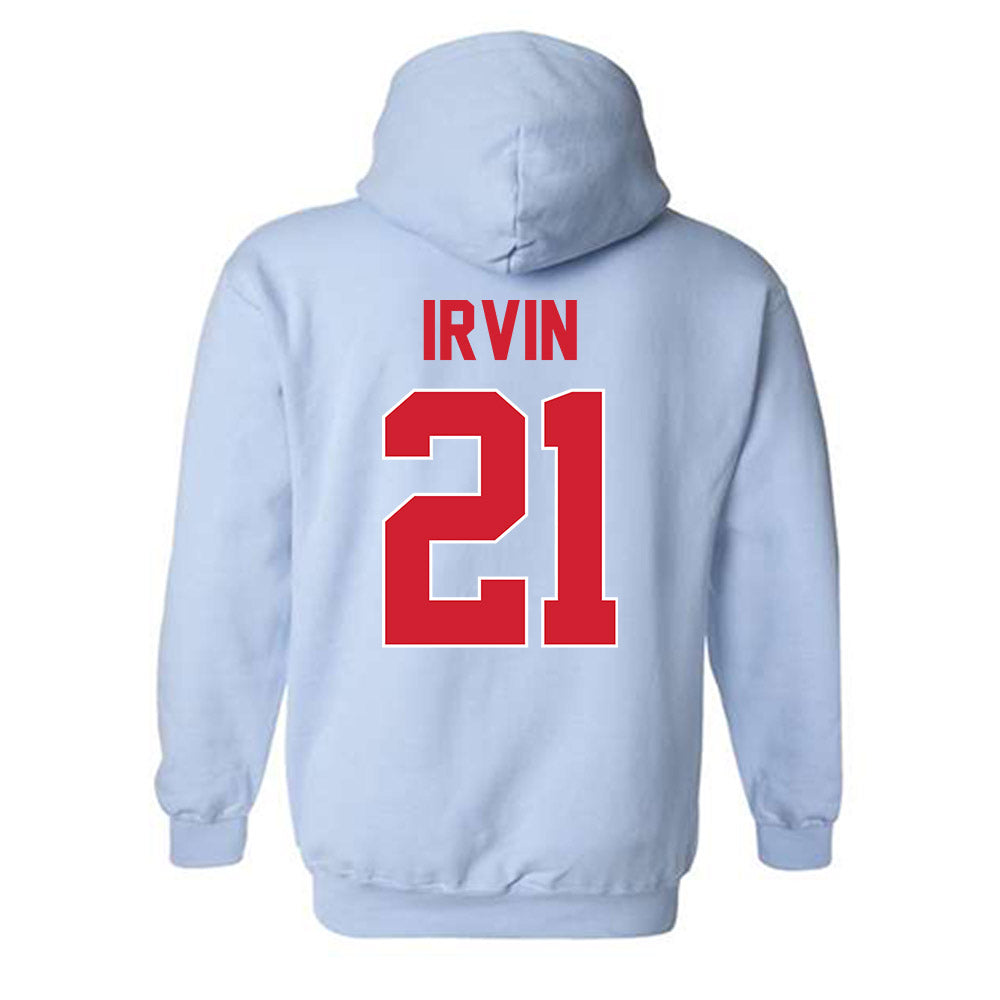 Ole Miss - NCAA Women's Soccer : Teaghan Irvin - Classic Shersey Hooded Sweatshirt-1