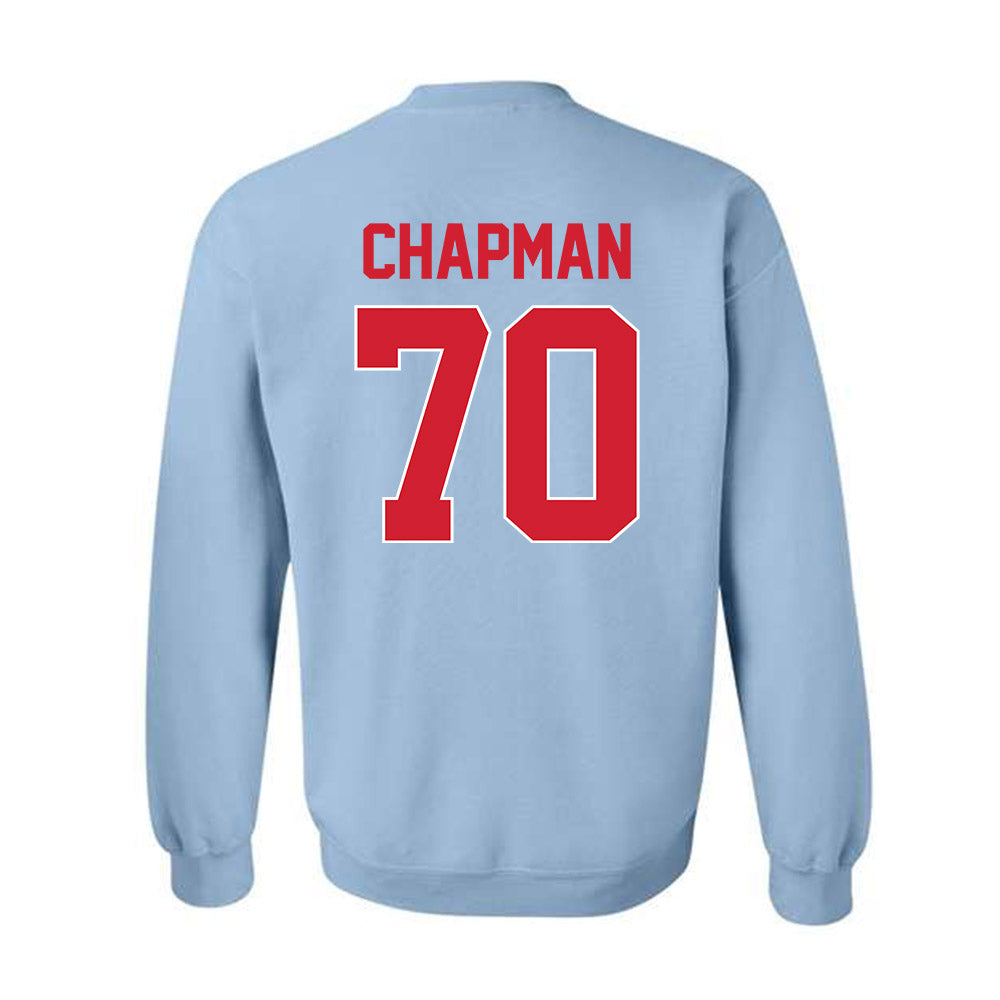 Ole Miss - NCAA Football : Jalan Chapman - Classic Shersey Crewneck Sweatshirt-1