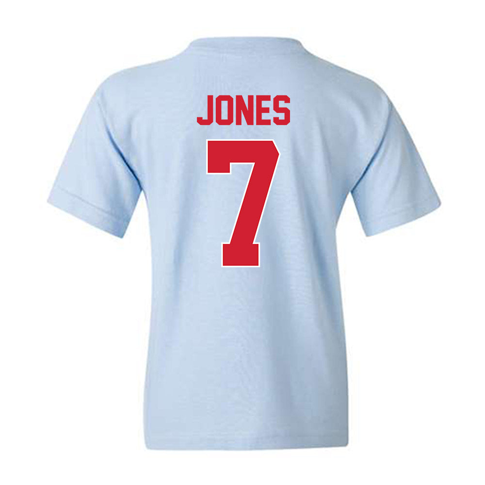 Ole Miss - NCAA Baseball : Topher Jones - Classic Shersey Youth T-Shirt-1