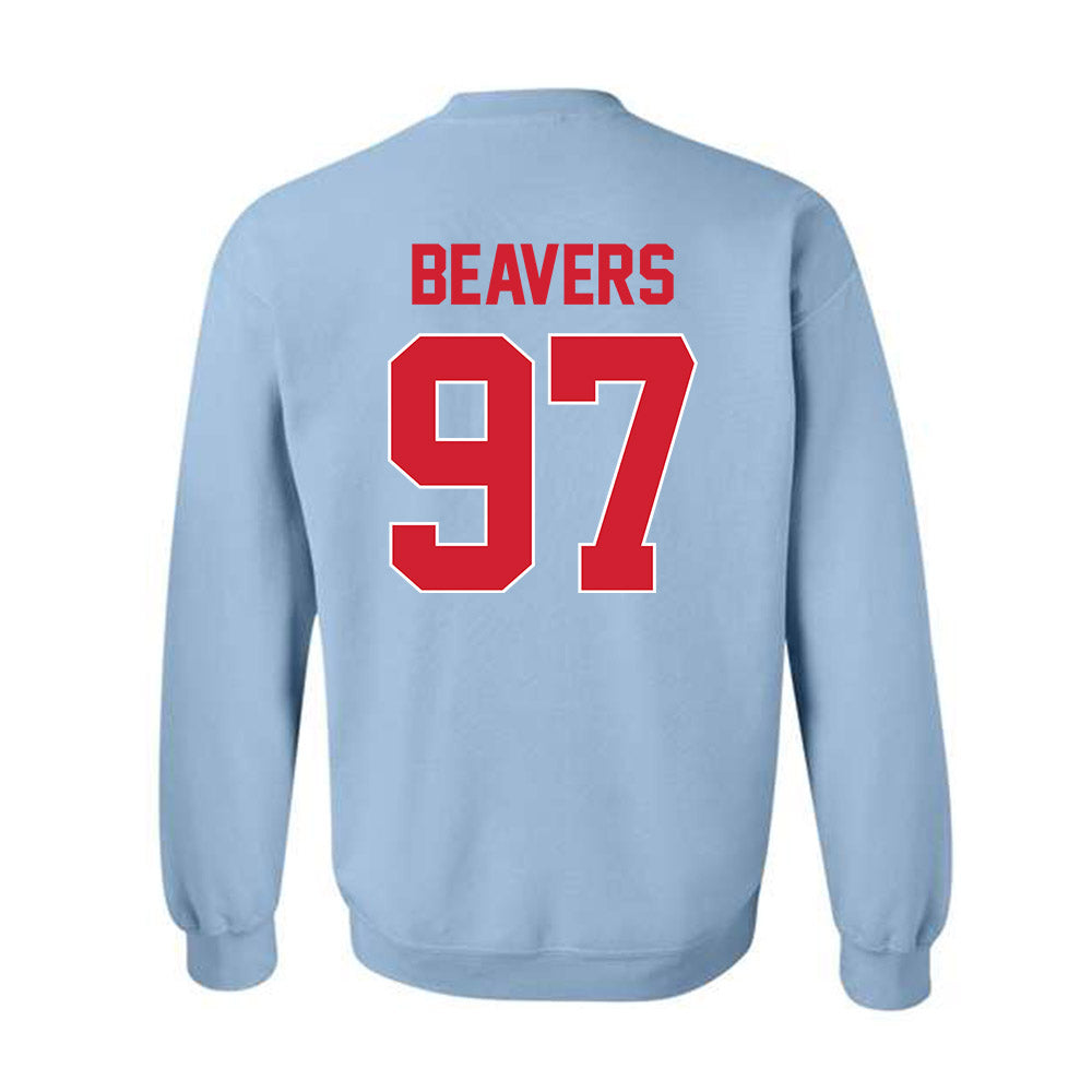 Ole Miss - NCAA Football : Kamron Beavers - Classic Shersey Crewneck Sweatshirt-1