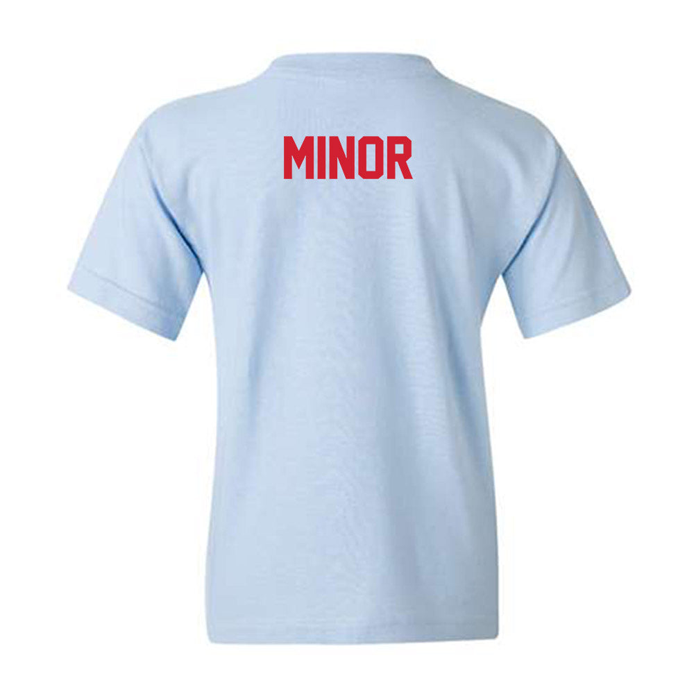 Ole Miss - NCAA Men's Track & Field : Dekell Minor - Youth T-Shirt-1
