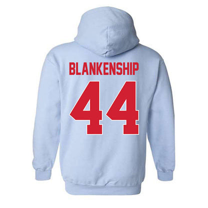 Ole Miss - NCAA Football : Caleb Blankenship - Classic Shersey Hooded Sweatshirt-1