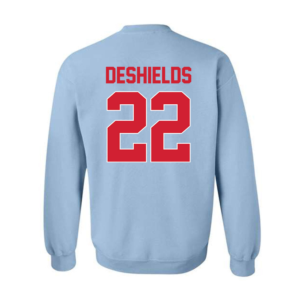 Ole Miss - NCAA Women's Basketball : Denim DeShields - Crewneck Sweatshirt-1