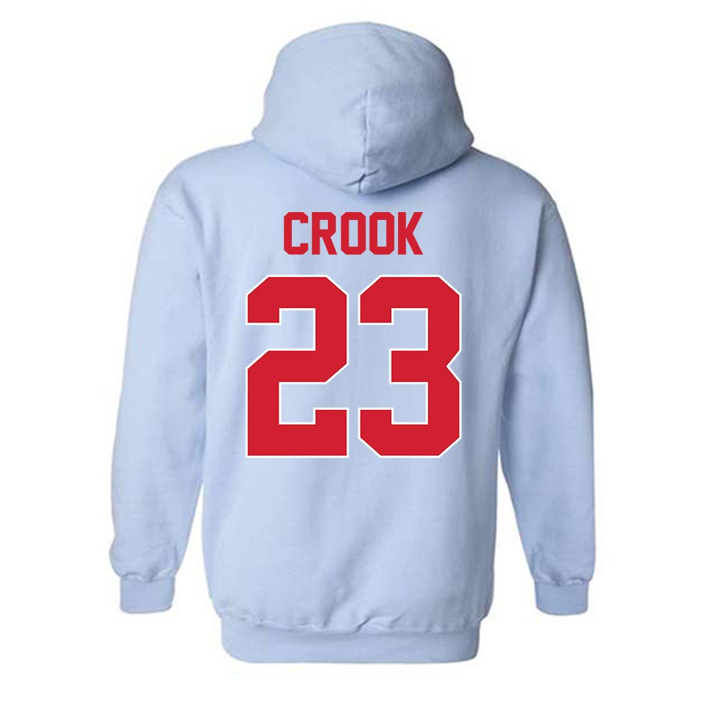 Ole Miss - NCAA Women's Volleyball : Jorda Crook - Classic Shersey Hooded Sweatshirt-1