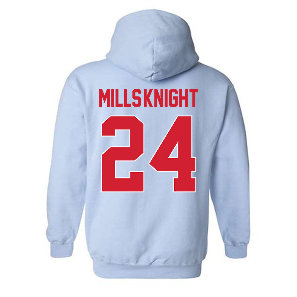 Ole Miss - NCAA Football : Shekai Mills-Knight - Hooded Sweatshirt-1