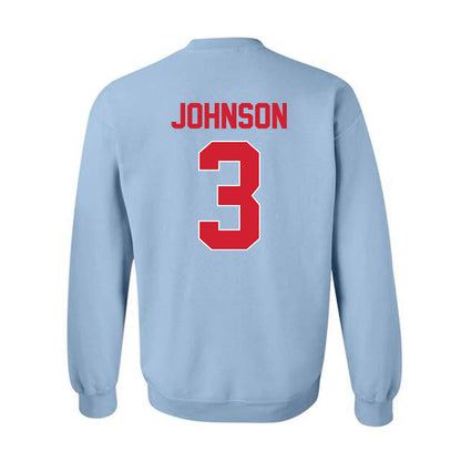 Ole Miss - NCAA Men's Basketball : Koren Johnson - Classic Shersey Crewneck Sweatshirt-1