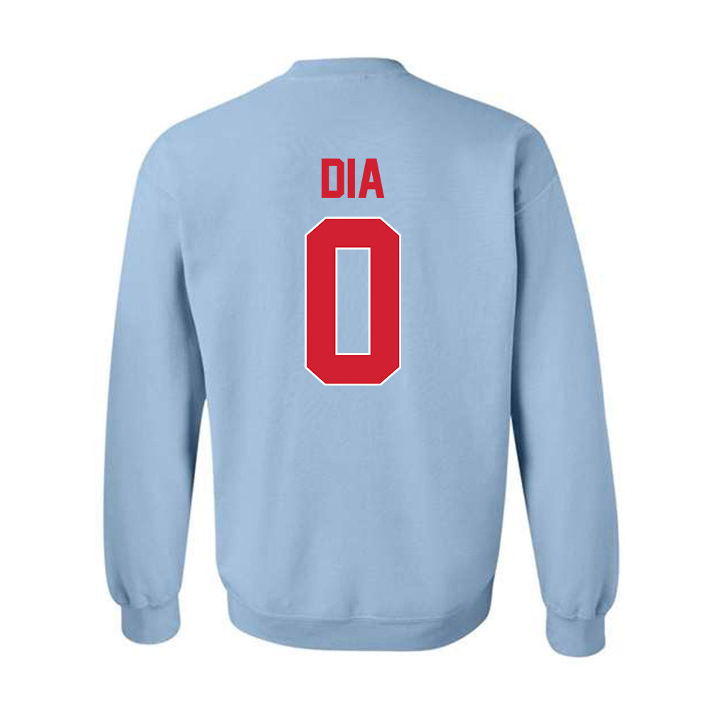 Ole Miss - NCAA Men's Basketball : Malik Dia - Crewneck Sweatshirt-1