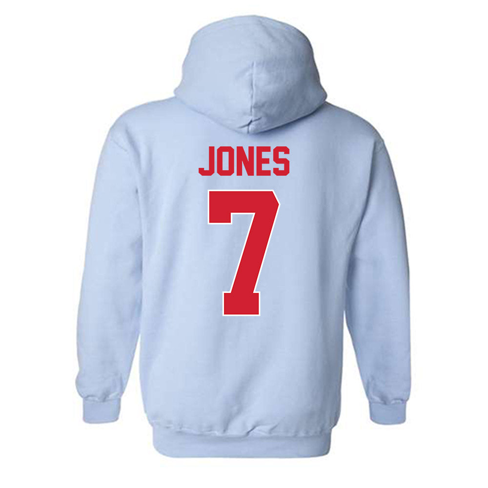 Ole Miss - NCAA Baseball : Topher Jones - Classic Shersey Hooded Sweatshirt-1