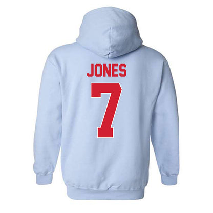 Ole Miss - NCAA Baseball : Topher Jones - Classic Shersey Hooded Sweatshirt-1