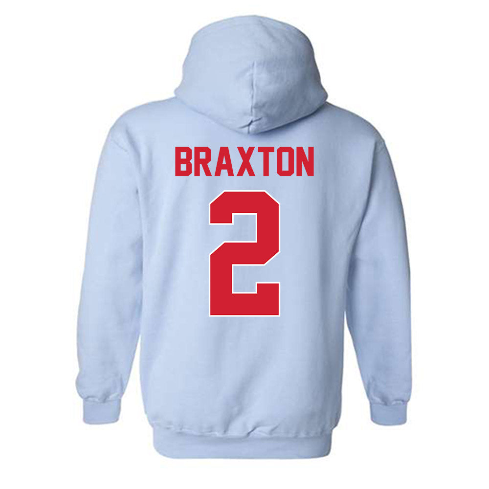 Ole Miss - NCAA Football : Jaylon Braxton - Hooded Sweatshirt-1