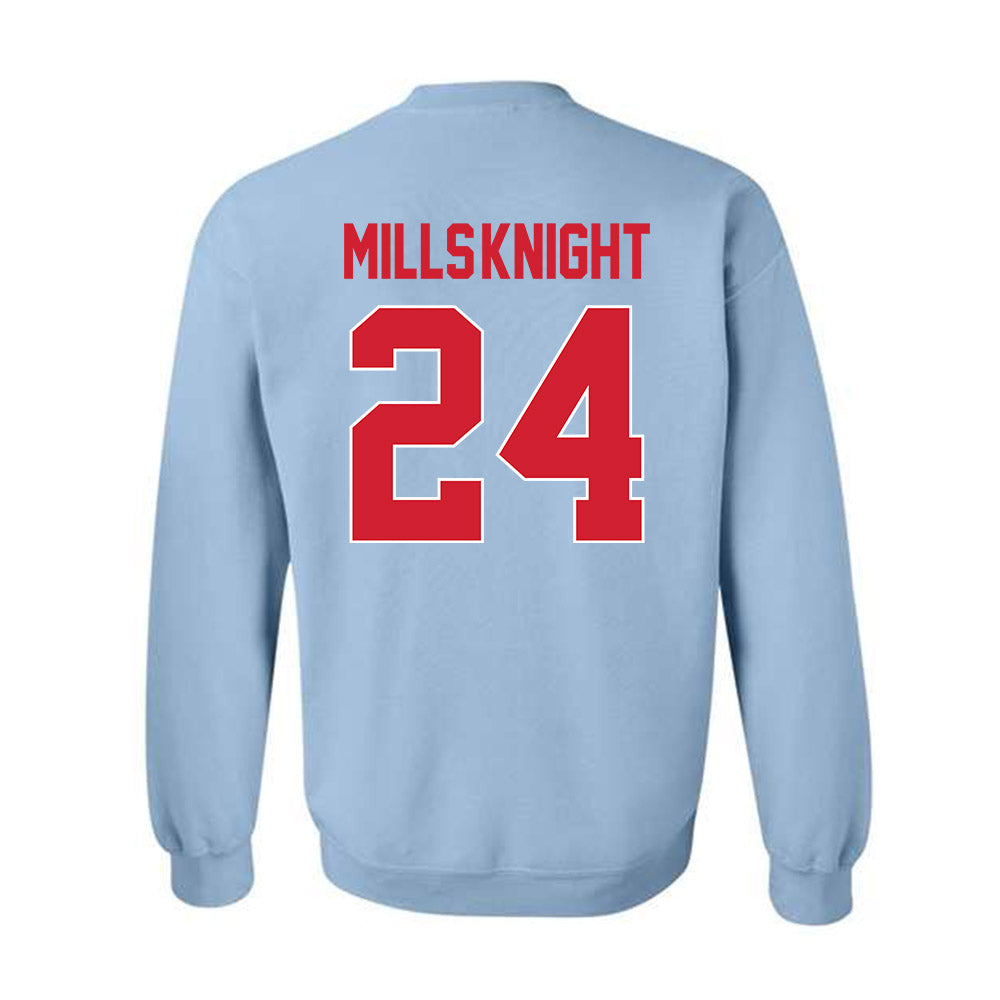 Ole Miss - NCAA Football : Shekai Mills-Knight - Crewneck Sweatshirt-1