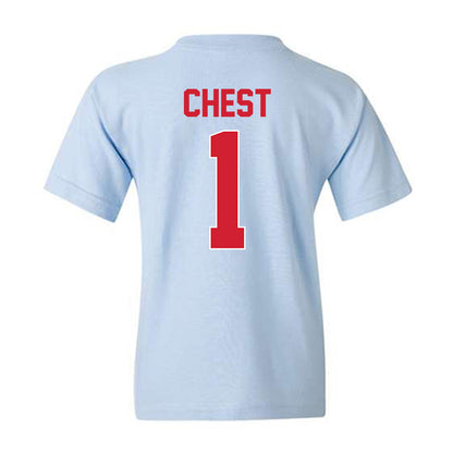 Ole Miss - NCAA Men's Basketball : Corey Chest - Classic Shersey Youth T-Shirt-1