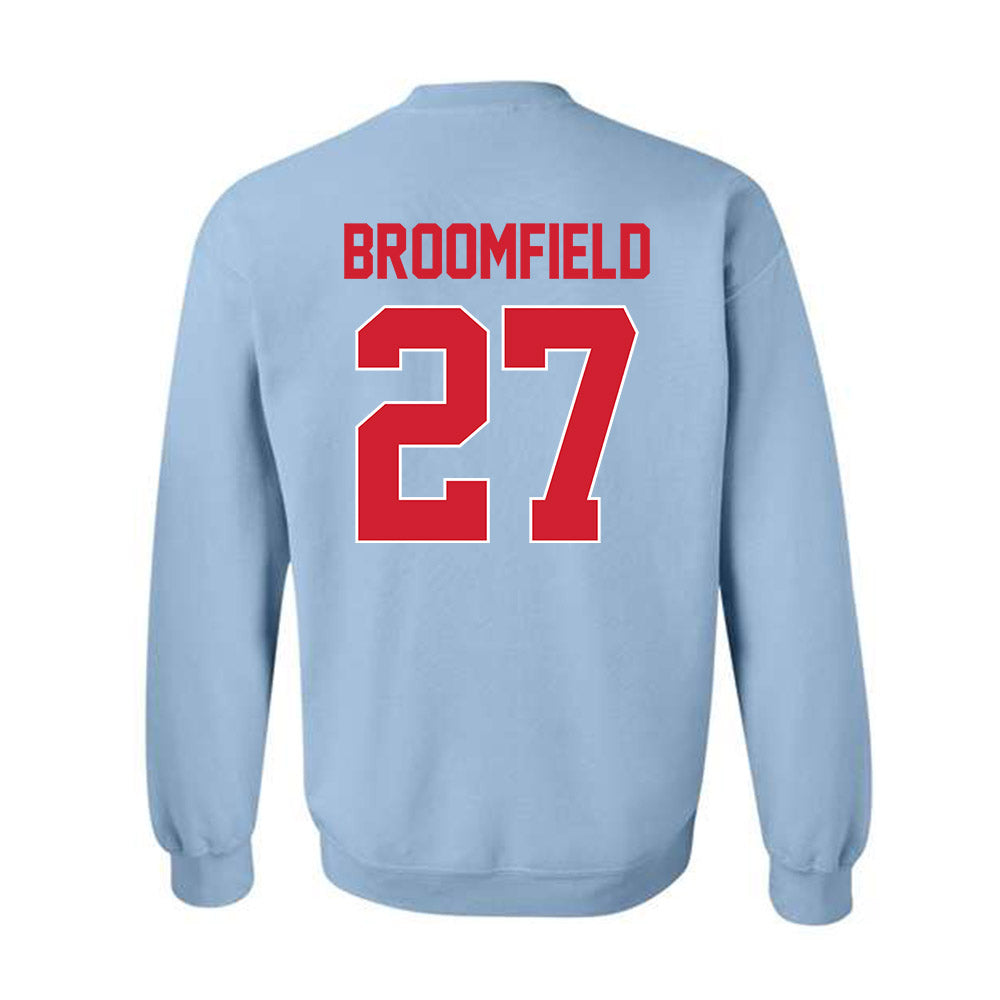 Ole Miss - NCAA Football : Patrick Broomfield - Classic Shersey Crewneck Sweatshirt-1