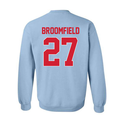 Ole Miss - NCAA Football : Patrick Broomfield - Classic Shersey Crewneck Sweatshirt-1