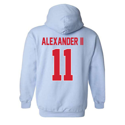 Ole Miss - NCAA Football : Hilton Deuce Alexander II - Classic Shersey Hooded Sweatshirt-1