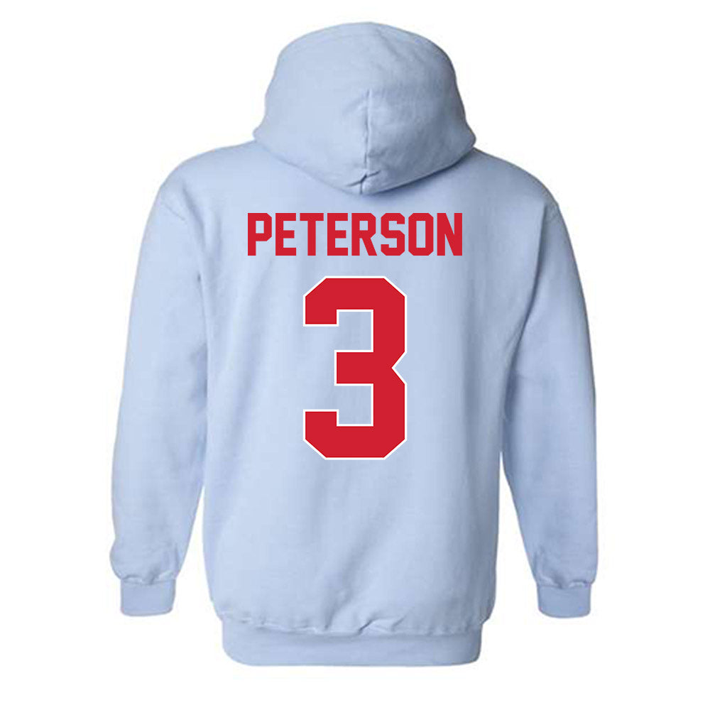 Ole Miss - NCAA Women's Basketball : Kaitlin Peterson - Classic Shersey Hooded Sweatshirt-1