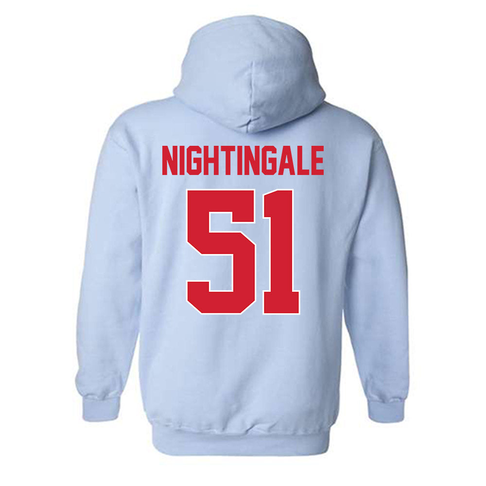 Ole Miss - NCAA Football : Trey Nightingale - Hooded Sweatshirt-1