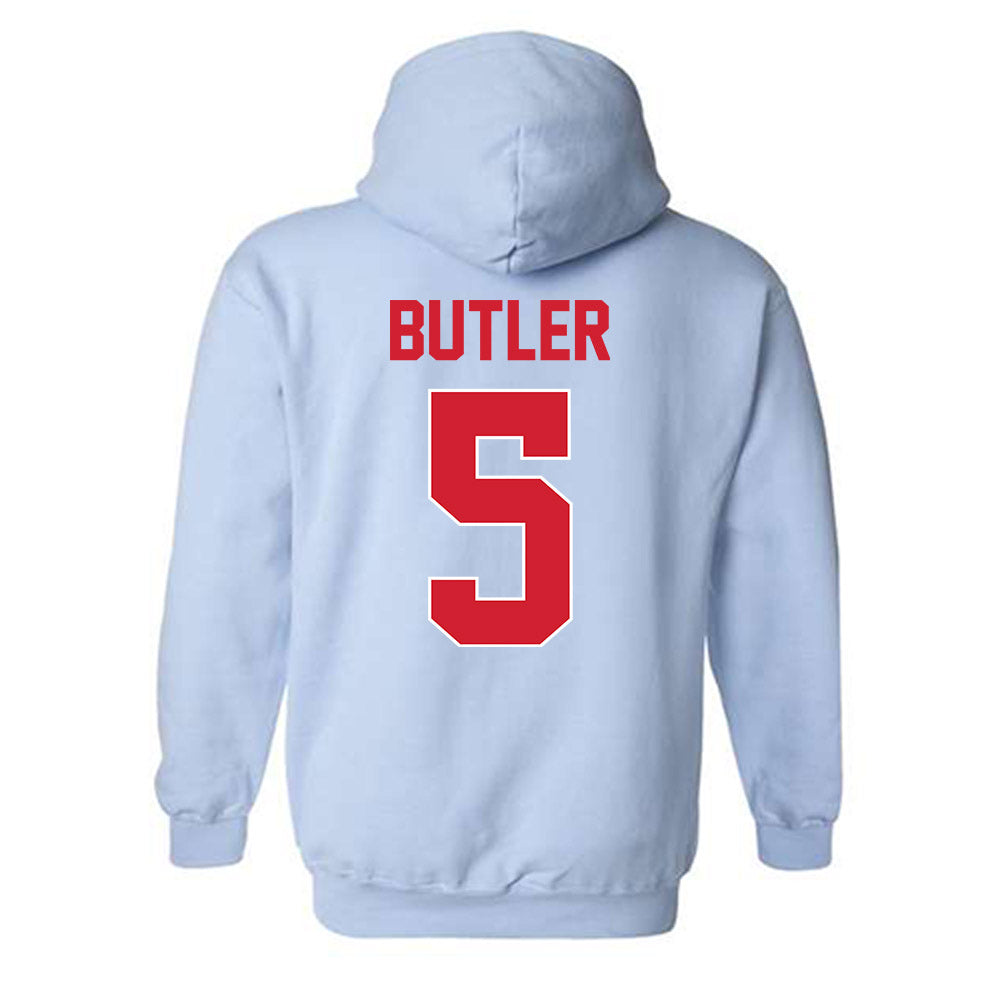 Ole Miss - NCAA Women's Volleyball : Rileigh Butler - Classic Shersey Hooded Sweatshirt-1