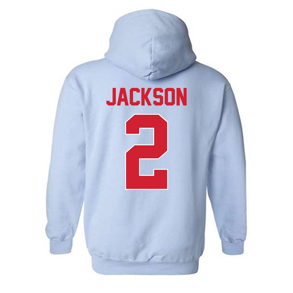 Ole Miss - NCAA Women's Volleyball : Ryea Jackson - Classic Shersey Hooded Sweatshirt-1