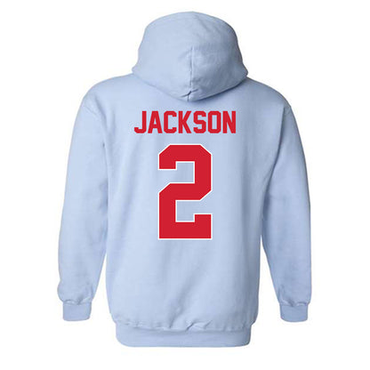 Ole Miss - NCAA Women's Volleyball : Ryea Jackson - Classic Shersey Hooded Sweatshirt-1