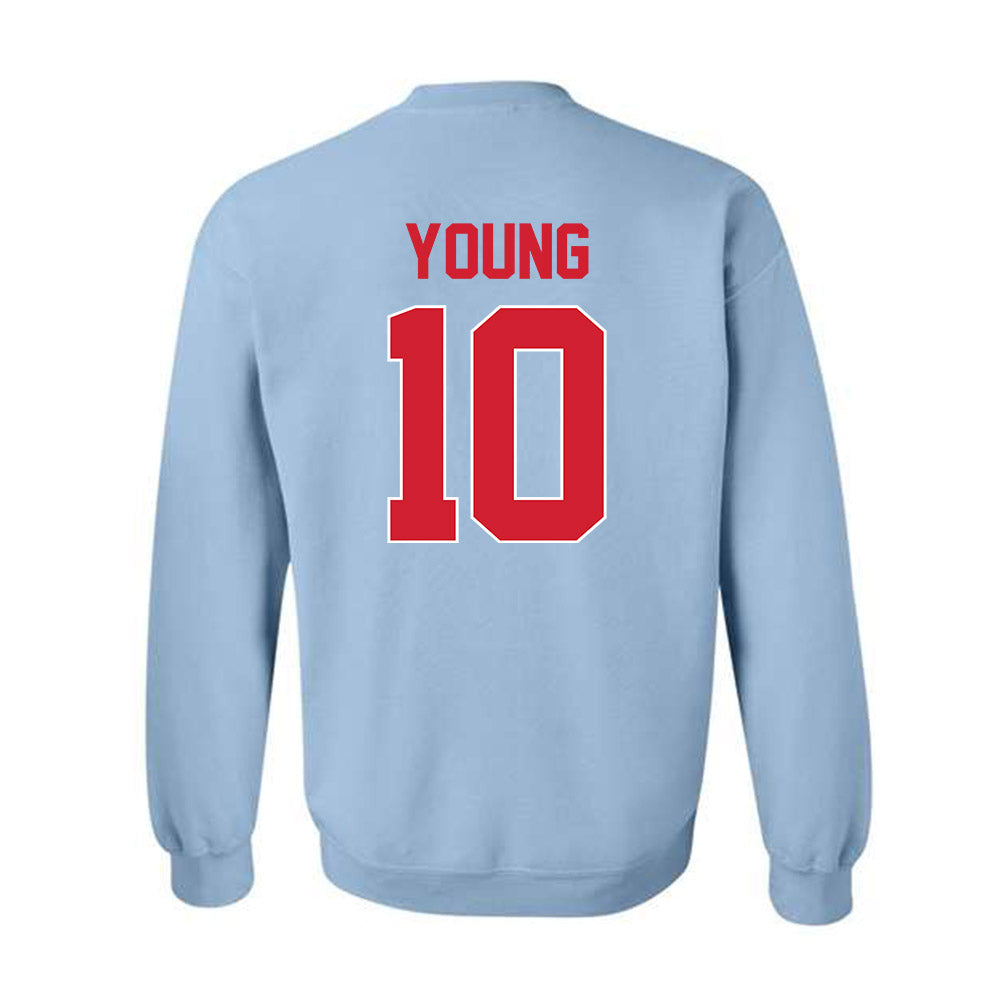Ole Miss - NCAA Women's Basketball : J'Adore Young - Crewneck Sweatshirt-1