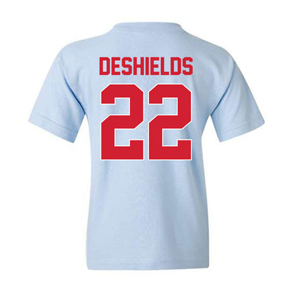 Ole Miss - NCAA Women's Basketball : Denim DeShields - Youth T-Shirt-1