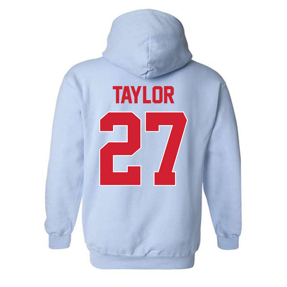 Ole Miss - NCAA Football : Macaleb Taylor - Classic Shersey Hooded Sweatshirt-1