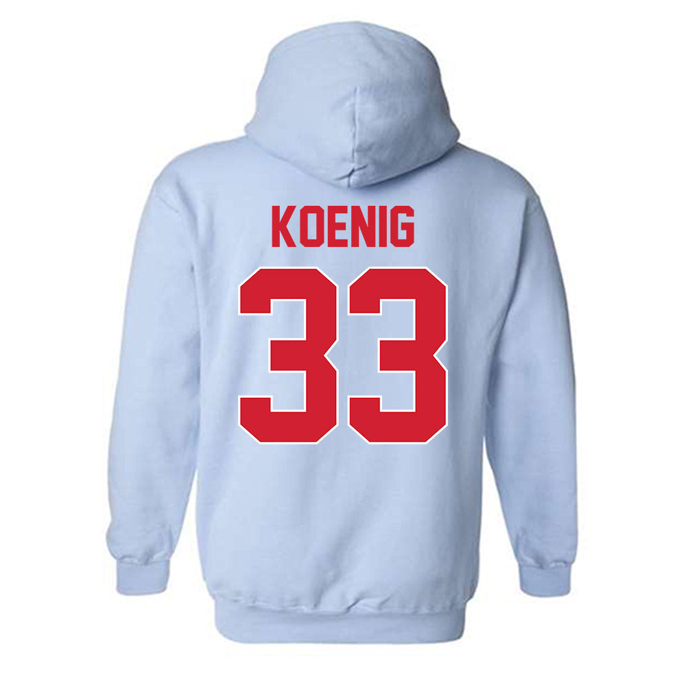 Ole Miss - NCAA Baseball : Landon Koenig - Hooded Sweatshirt-1