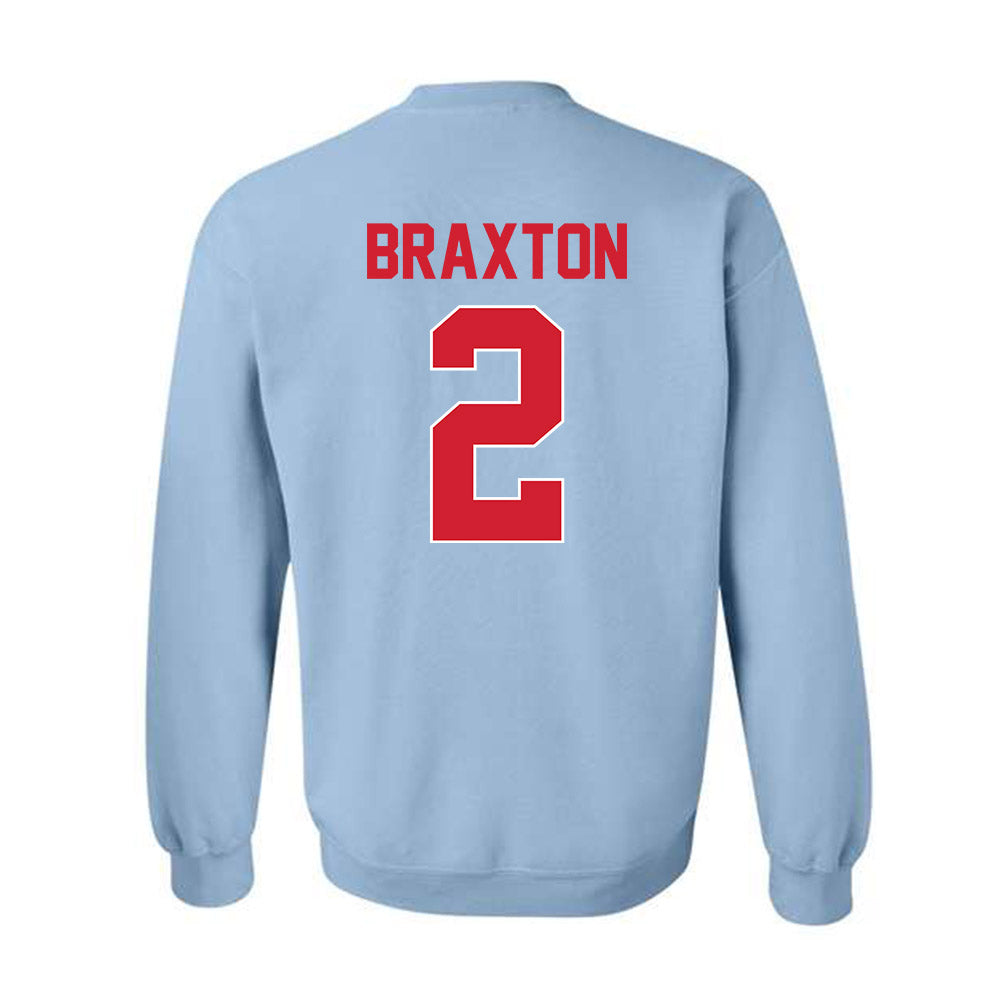 Ole Miss - NCAA Football : Jaylon Braxton - Crewneck Sweatshirt-1