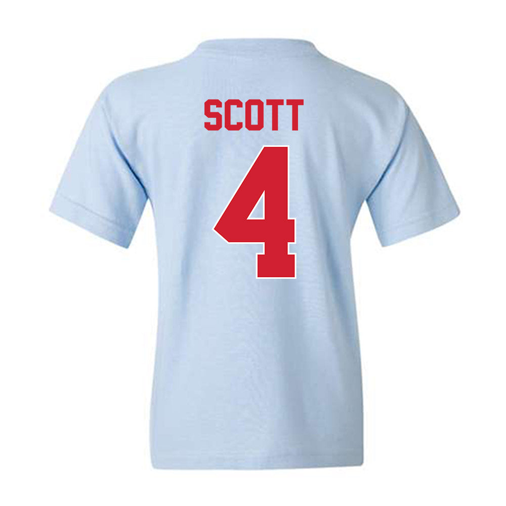 Ole Miss - NCAA Men's Basketball : James Scott - Classic Shersey Youth T-Shirt-1