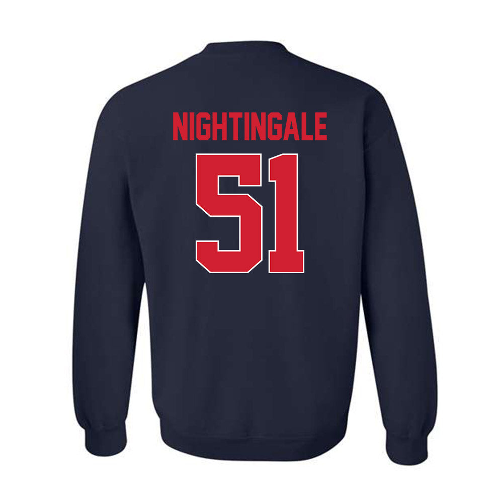 Ole Miss - NCAA Football : Trey Nightingale - Crewneck Sweatshirt-1