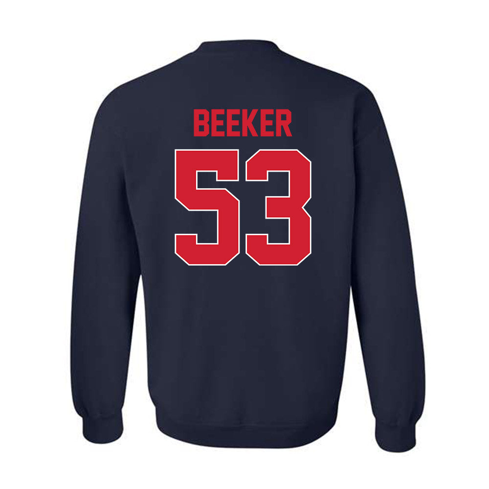 Ole Miss - NCAA Football : Ford Beeker - Crewneck Sweatshirt-1
